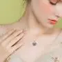 MBSUUH 925 Sterling Silver Oxidation Retro Sunflower Angle Wing Heart Necklace Vintage Pendant Valentines Day Present for Girlfriend-You are My Sunshine