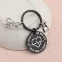 FUSTMW Nurse Gifts Keychain Nursing Graduation Student Gift RN NP Nurses Jewelry Medical Technician Gift Cute Enough to Stop Your Heart Skilled Enough to Restart It