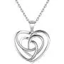 ChicSilver 925 Sterling Silver Good Luck Irish Celtic Knot Necklaces Vintage Triangle/Cross/Round Pendant Necklaces Gift for Women (with Gift Box) ChicSilver 925 Sterling Silver Good Luck Irish Celtic Knot Necklaces Vintage Triangle/Cross/Round Pendant Necklaces Gift for Women (with Gift Box)