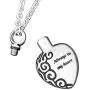 LoEnMe Jewelry Urn Necklace for Ash Cremation Pendant Love Heart Cross Bullet Infinity Cylinder Bar Waterdrop