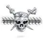 Halloween Skeleton or Pirate Skull Crossbones Charm Bead For Women Teen 925 Sterling Silver Fits European Bracelet Halloween Skeleton or Pirate Skull Crossbones Charm Bead For Women Teen 925 Sterling Silver Fits European Bracelet