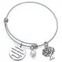 TzrNhm Blossom I Didnt give You The Gift of Life,Life gave me The Gift of You Bracelet for Niece Daughter in Law Stepson Keychain