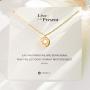 AEREKA Opal Sun Necklace - Minimal Jewelry for Women - Be Here Now Mindfulness Idea