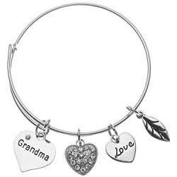 Infinity Collection Grandma Bracelet-Bangle Bracelet- Grandma Jewelry, for Grandmas & Nanas