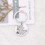 WSNANG Inspirational Feminist Jewelry RBG Quote I Ask No Favors for My Sex All I Ask for Our Brethren is That They Take Their Feet Off Our Necks RBG Keychain
