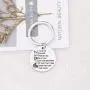 WSNANG Inspirational Feminist Jewelry RBG Quote I Ask No Favors for My Sex All I Ask for Our Brethren is That They Take Their Feet Off Our Necks RBG Keychain
