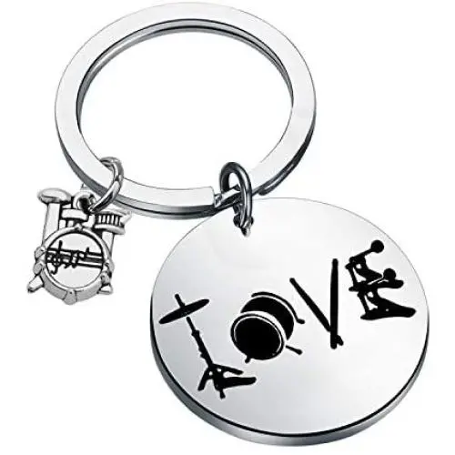 PENQI Drum Jewelry Drumstick Gifts Drum Kit Gifts Music Festival Drums Keychain Musician Jewelry for Drummer Drum Lovers Drum Player Band Gift PENQI Drum Jewelry Drumstick Gifts Drum Kit Gifts Music Festival Drums Keychain Musician Jewelry for Drummer Drum Lovers Drum Player Band Gift