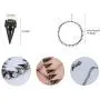 Alilang Choker Chain Necklace Crystal Rhinestone Punk Panther Goth Silvery Tone Alilang Choker Chain Necklace Crystal Rhinestone Punk Panther Goth Silvery Tone