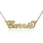 MyNameNecklace Small Name Necklace - Small Carrie Pendant - Custom Jewelry (18.00, 14k Yellow Gold)