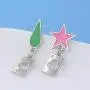 Hunter X Hunter Hisoka Earrings Heart Poker Drop Earrings Ear Clips for Men Women Cosplay Hunter X Hunter Hisoka Earrings Heart Poker Drop Earrings Ear Clips for Men Women Cosplay
