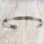 Joycuff Memorial Cuff Bracelet Sympathy Gift for Loss One Loved Remembrance in Memory of Jewelry Engraved I Will Hold You in My Heart Until I Hold You in Heaven