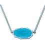 Guy Harvey Jewelry Dolphinfish, Mahi, Dorado Ladies Necklace Vitreous Enamel, Crafted in Sterling Silver