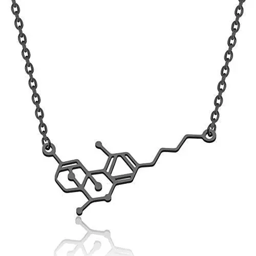 WSNANG Chemistry Molecule Necklace Diethylamide Molecule Necklace Chemistry LSD Jewelry for Science Lover and Chemistry Lovers Gift WSNANG Chemistry Molecule Necklace Diethylamide Molecule Necklace Chemistry LSD Jewelry for Science Lover and Chemistry Lovers Gift