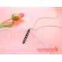 S925 Sterling Silver Crescent Moon Pendant Necklace for Women