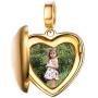 Women Teens Customized Photo Charm 925 Sterling Silver / 18K Gold Plated Tree of Life/Romantic Heart Shape Text Message Engrave and Colorful Image Print Photo Locket Charm for Bracelet,Gift Packed