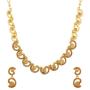 MUCH-MORE Indian Traditional Necklace Gold Plated Bridal Ethnic Wedding Jewelry Set for Women