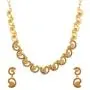 MUCH-MORE Indian Traditional Necklace Gold Plated Bridal Ethnic Wedding Jewelry Set for Women MUCH-MORE Indian Traditional Necklace Gold Plated Bridal Ethnic Wedding Jewelry Set for Women