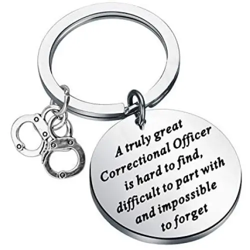 CENWA Correctional Officer Gift Correctional Officer Jewelry A Truly Great Correctional Officer is Hard to Find Keychain Gift from Correctional Officer CENWA Correctional Officer Gift Correctional Officer Jewelry A Truly Great Correctional Officer is Hard to Find Keychain Gift from Correctional Officer