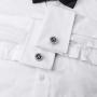 AMITER Cufflinks for Men Initial Mens Crystal Cuff Links Personalized Silver for Wedding Shirt Business Alphabet A-Z