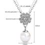 St.Claire Swarovski Crystals 18K Gold Plated Unique Pendant Necklace 925 Sterling Silver Necklace Birthstone Pendant Necklaces for Women with 5A Cubic Zirconia Christmas Jewelry Birthday Gift