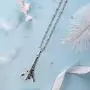 GemsChest Sterling Silver Eiffel Tower Pendant Necklace Paris Jewelry for Women with 18'' Silver Chain GemsChest Sterling Silver Eiffel Tower Pendant Necklace Paris Jewelry for Women with 18'' Silver Chain