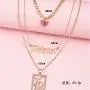 Haloty Punk Layered Butterfly Pendant Necklace Gold Initial Choker Necklaces Chain Fashion Letter Necklace Jewelry for Women and Girls (Dragon)