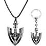 MT Life Stand Arrow Necklace and Keychain JoJo Bizarre Adventure Necklace Key Ring Anime Fans Gift