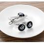 Kooer Elven Leaf Cuff Links Personalized Wedding Cufflinks Jewelry Gift for Men