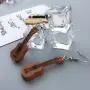 Personal Guitar Dangle Earrings Musical Instrument Earrings for Women Girls Music Lovers