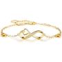 Billie Bijoux 925 Sterling Silver Infinity Heart Endless Love Symbol Charm Adjustable Bracelet White Gold Plated Women’ s Gift for Valentines Day Mothers Day
