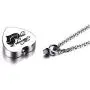 Casa De Novia Always in My Heart Cremation Jewelry Rose Gold Stainless Steel Keepsake Memorial Urn Ash Necklace Casa De Novia Always in My Heart Cremation Jewelry Rose Gold Stainless Steel Keepsake Memorial Urn Ash Necklace