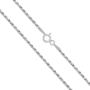 Honolulu Jewelry Company Sterling Silver 1mm Rope Chain Necklace, 14'' - 36''