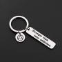 HOLLP Sobriety Keychain Recovery Gift Stronger Than Your Addiction AA Gift NA Gift Addiction Recovery Keychain Sober Birthday Gift