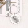 WSNANG New Job Gift Wishing You The Best in This Next Chapter of Your Career Keychain Good Luck Colleagues Goodbye Gift Coworker Leaving Jewelry New Beginnings Gift