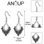 RBG Dissent Collar Earrings for Women, S925 Sterling Silver Dangle Drop Earrings RBG Earrings Jewelry Gifts for Women Fans Of Ruth Bader Ginsburg Gold Rose Gold Sliver