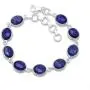 Silver Palace Sterling Silver Natural Gemstone Bracelete for Women and Girls