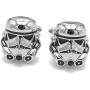 Classic Movie Design Cufflinks Vintage Jewelry Galactic Empire Storm Trooper Spaceship Cuff Button