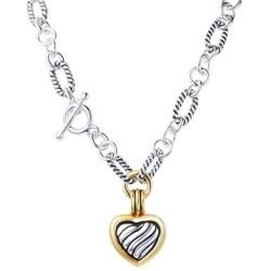 UNY Fashion Trendy Pendants Antique Pendant Heart Cable Wire Desinger Inspired Women Charms Necklace Gift