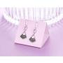 Sterling Silver RBG Dissent Collar Earrings Dangle Drop Stud Jewelry Gifts for Women Fan of Ruth Bader Ginsburg