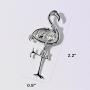 KimYoung Flamingo Brooch Pin Jewelry for Women, Gifts for Girlfriend Wife