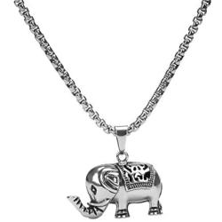 Bi Fang Elephants necklace gifts for women/family lucky elephant charm jewelry pendant