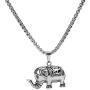 Bi Fang Elephants necklace gifts for women/family lucky elephant charm jewelry pendant