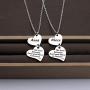 FOTAP Aunt and Niece Gifts The Love Between Aunt and Niece is Forever Necklaces Set Auntie Gift Niece Necklaces