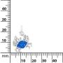 Belinda Jewelz Womens Sterling Silver Cute Sea Crab Design Pendant Necklace
