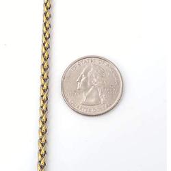 Stainless Steel 2 Tone Silver Gold Color Wheat Chain Link Bracelet 4mm 6mm 7 8 9 inches