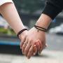 BUREI Magnetic Couples Bracelets Mutual Attraction His and Hers Matching Couple Relationship Bracelet Set Gift