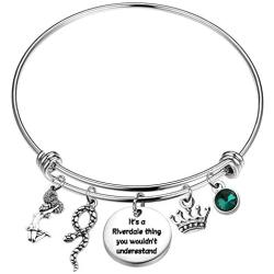 AKTAP Riverdale Charm Bracelet TV Themed Jewelry It’s a Riverdale Thing You Wouldn’t Understand Jughead Bangle Jewelry