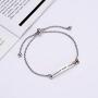 Dainty Personalized Faith Bracelet- STRENGTH HOPE COURAGE -Inspirational Quotes Adjustable Cuff Jewelry For Women, Ideal Gift for Sisters, Niece, Granddaughter, Female friends