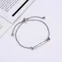 Dainty Personalized Faith Bracelet- STRENGTH HOPE COURAGE -Inspirational Quotes Adjustable Cuff Jewelry For Women, Ideal Gift for Sisters, Niece, Granddaughter, Female friends
