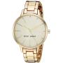 Nine West Womens Crystal Accented Bracelet Watch